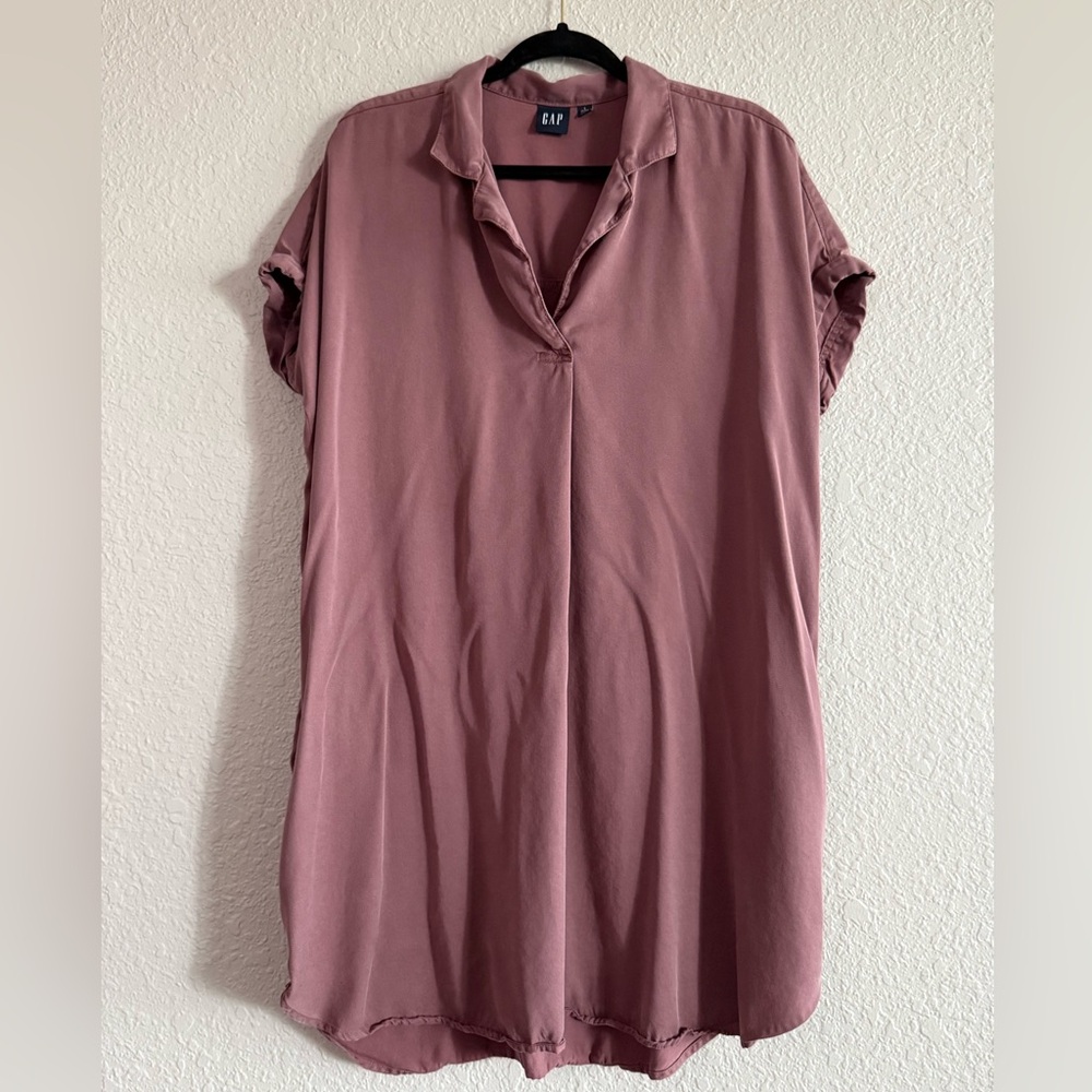 GAP Shirt Dress with Pockets - petite large